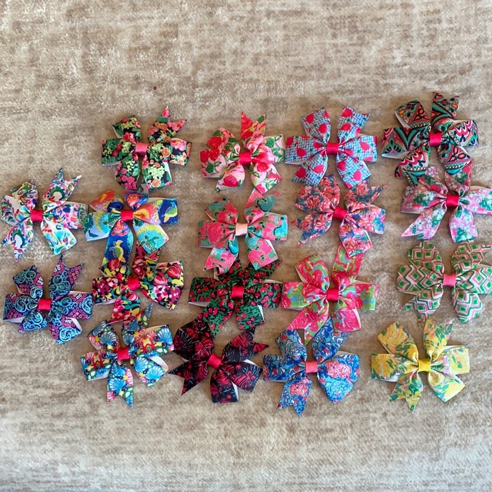 18 Alligator Clip 2” bows